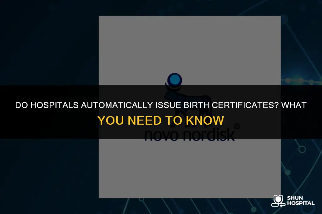do hospitals automically give birth certificate