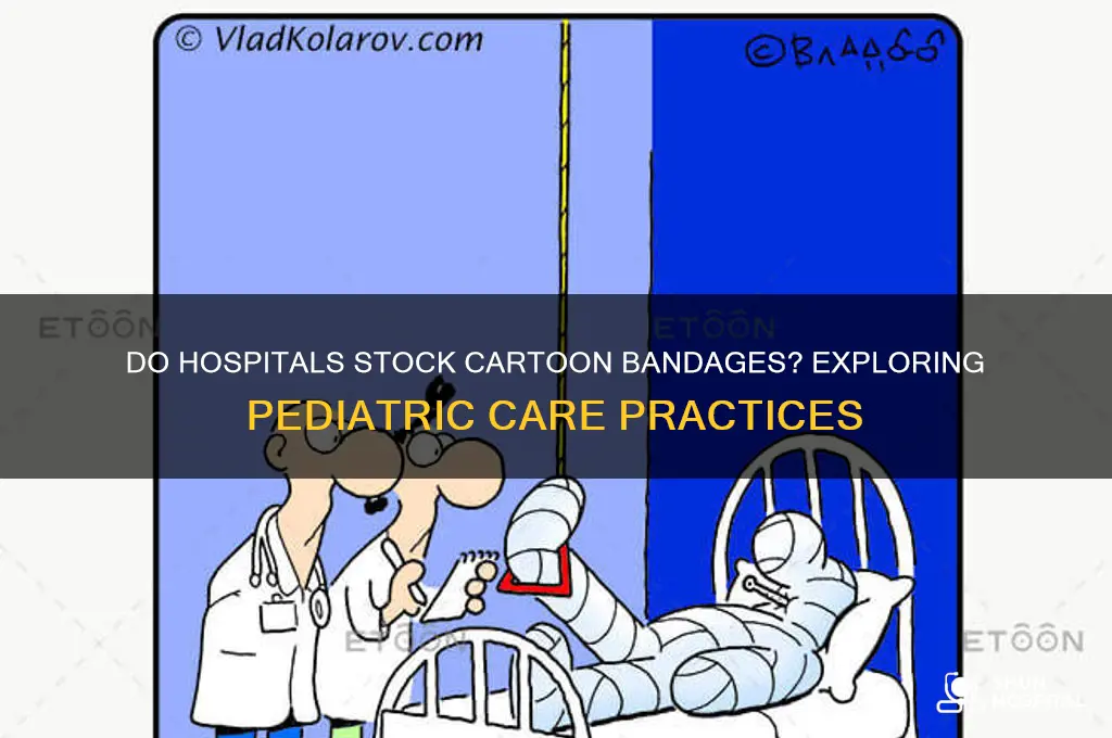 do hospitals buy cartoon bandaids