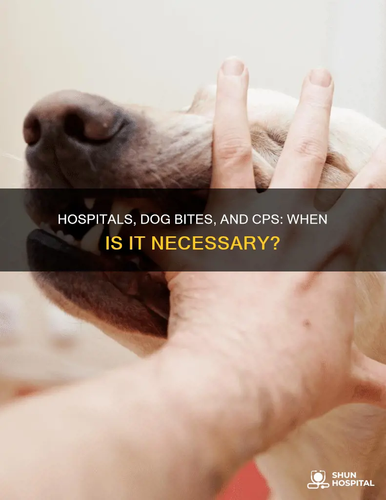 do hospitals call cps for dog bites