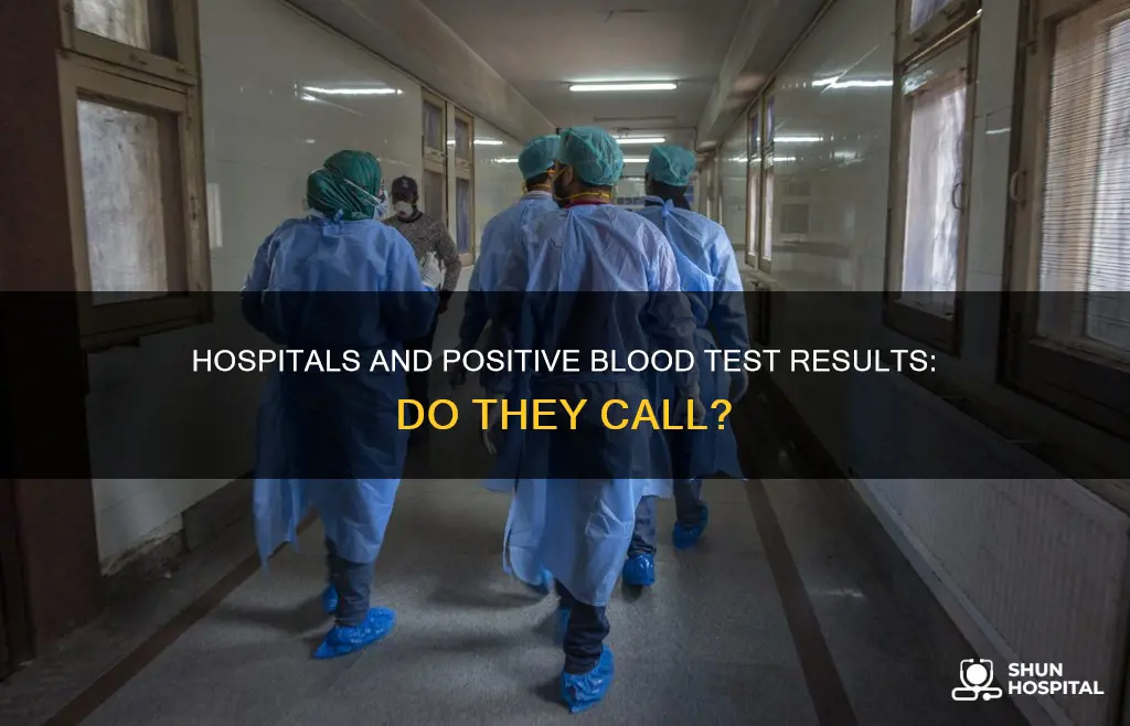 do hospitals call when oodtest is positive