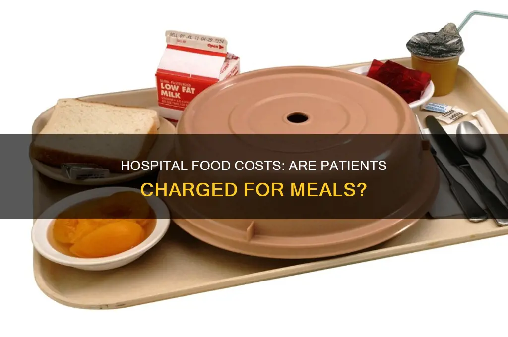 do hospitals charge for food