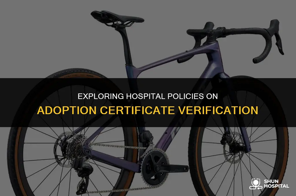 do hospitals check for adoption certificates