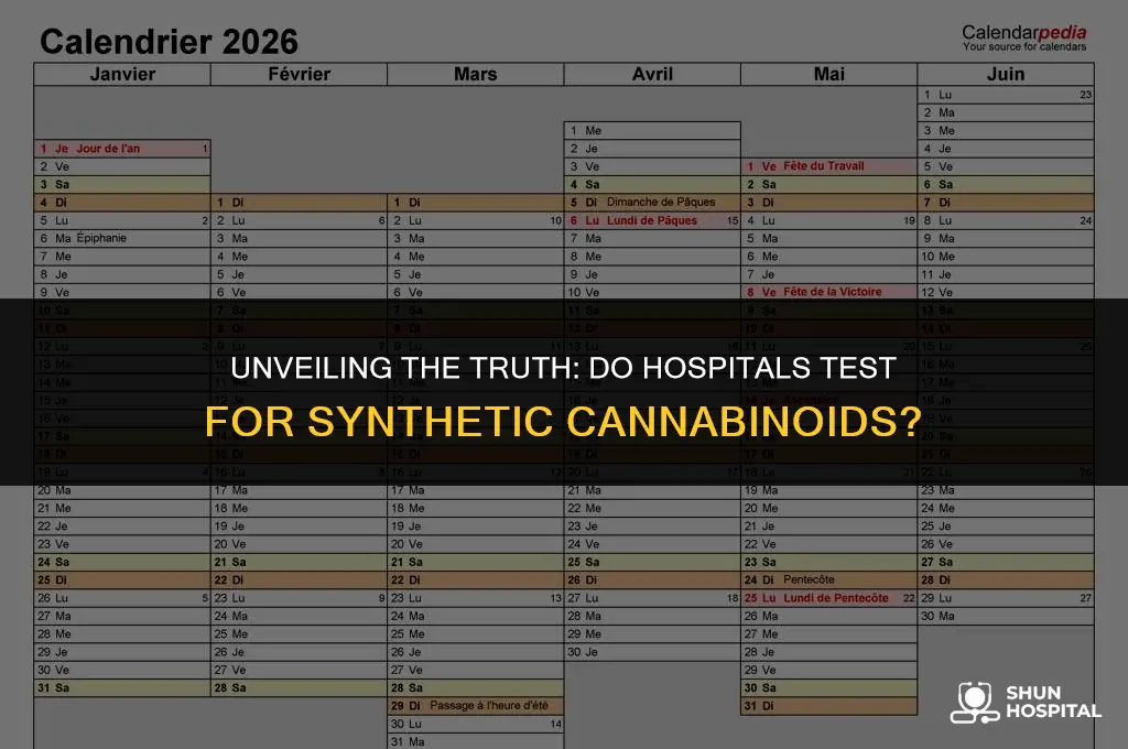 do hospitals check for snythetic cannabinoids