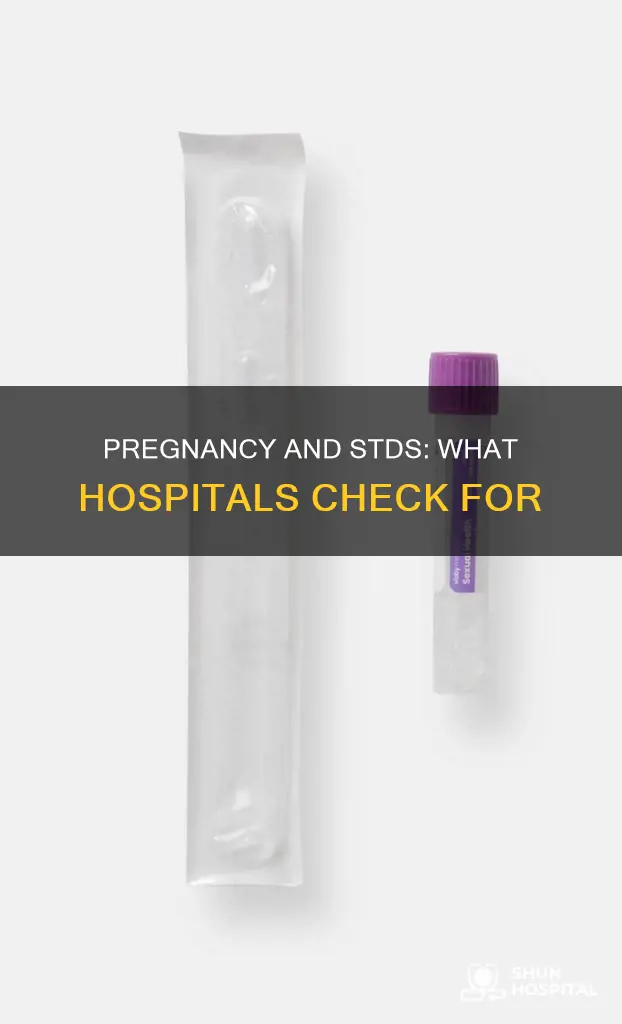 do hospitals check for stds when pregnant