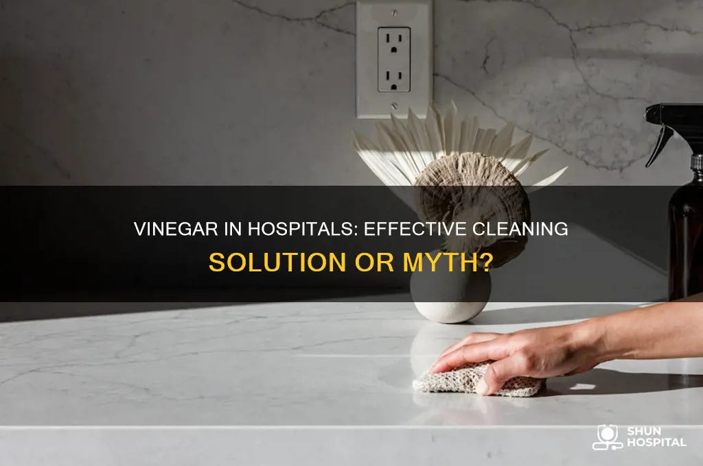 do hospitals clean with vinegar