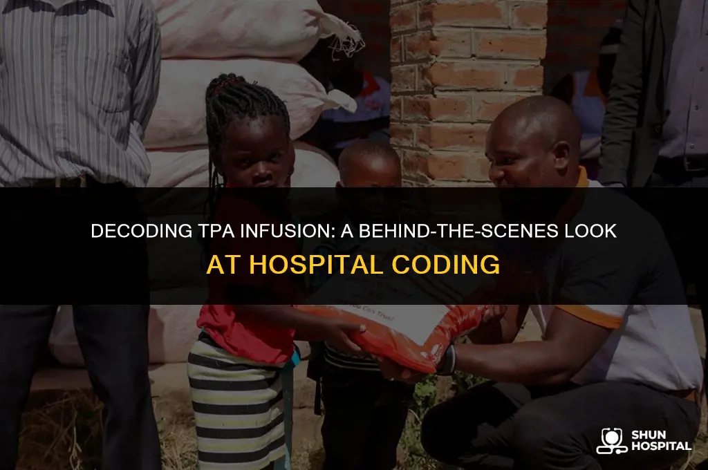 do hospitals code for tpa infusion