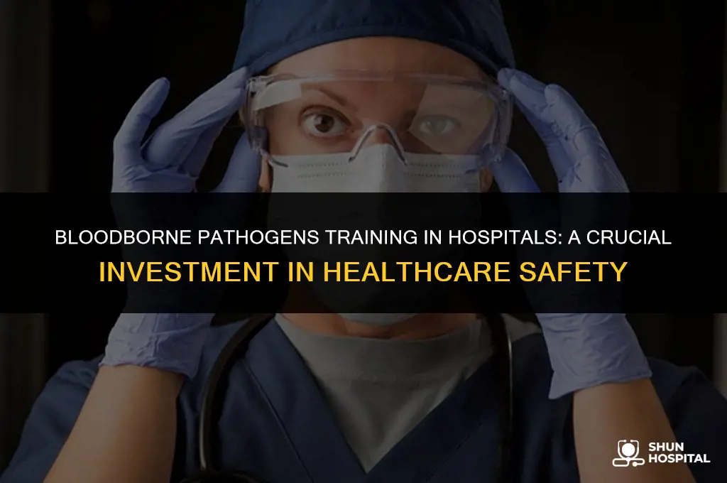do hospitals do bloodborne pathogens training