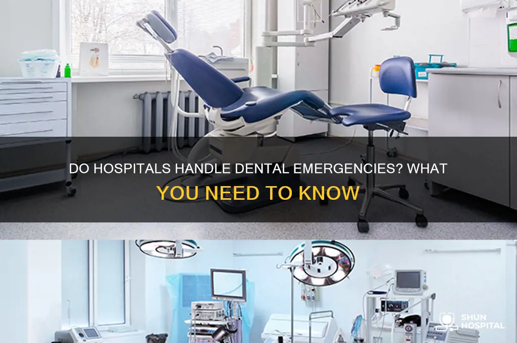 do hospitals do dental emergencies