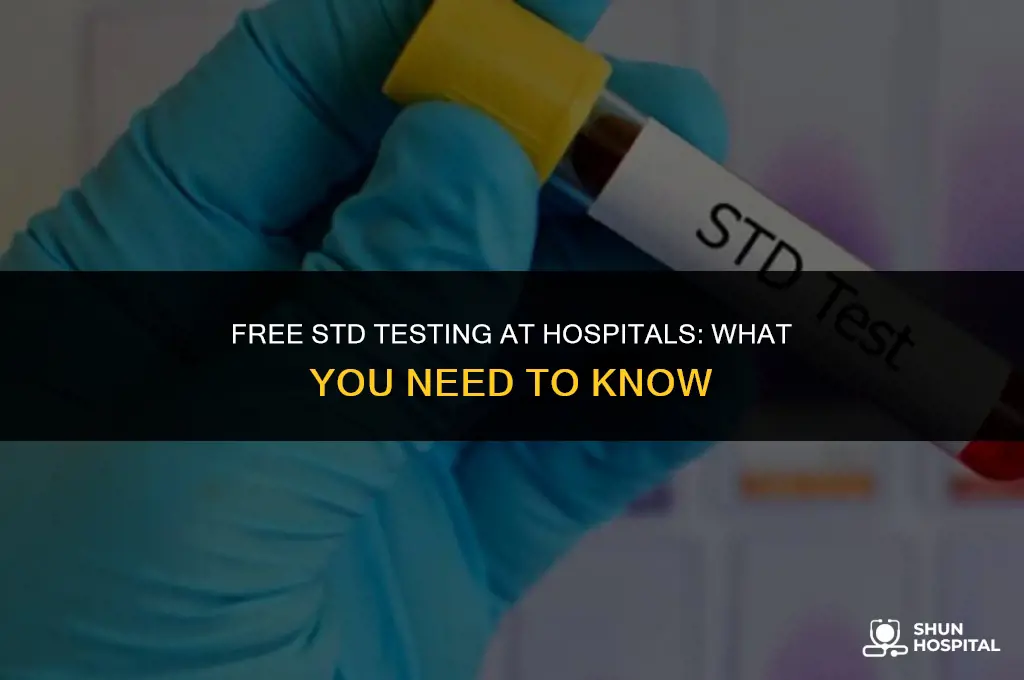 do hospitals do free std testing