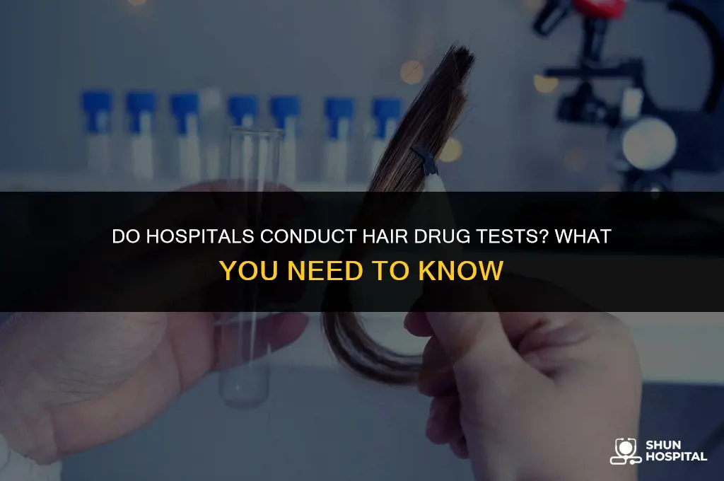 do hospitals do hair drug tests