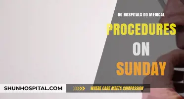 Hospitals: Sunday Surgeries and Medical Procedures