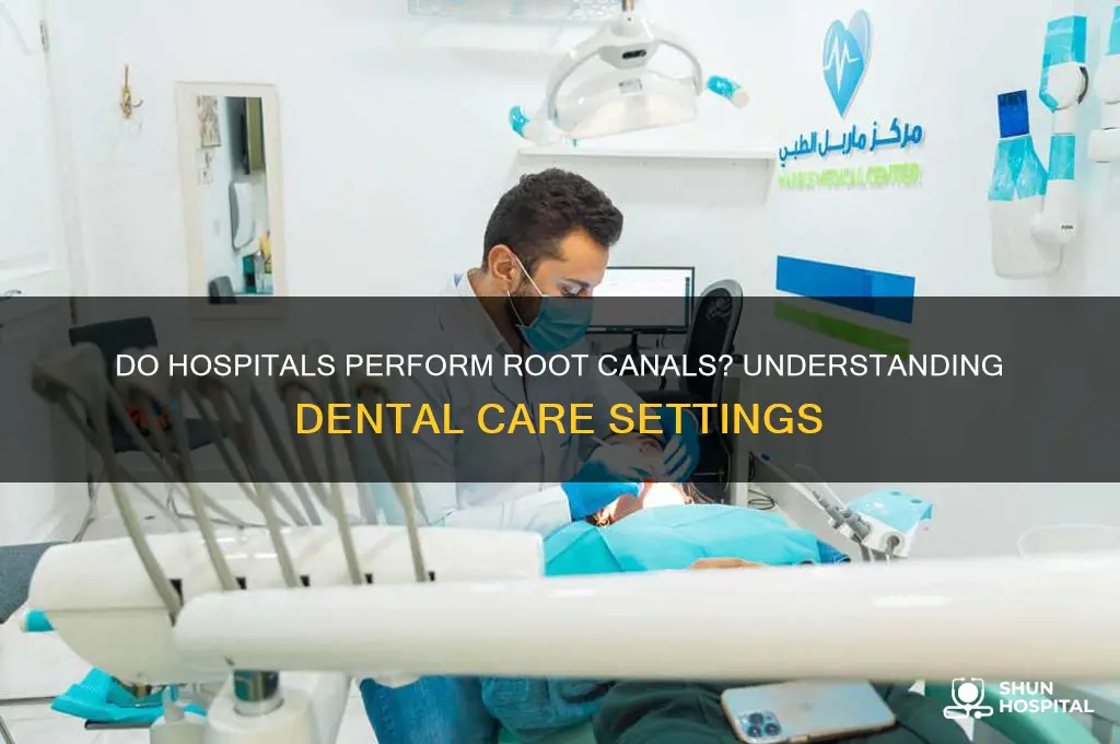 do hospitals do root canals