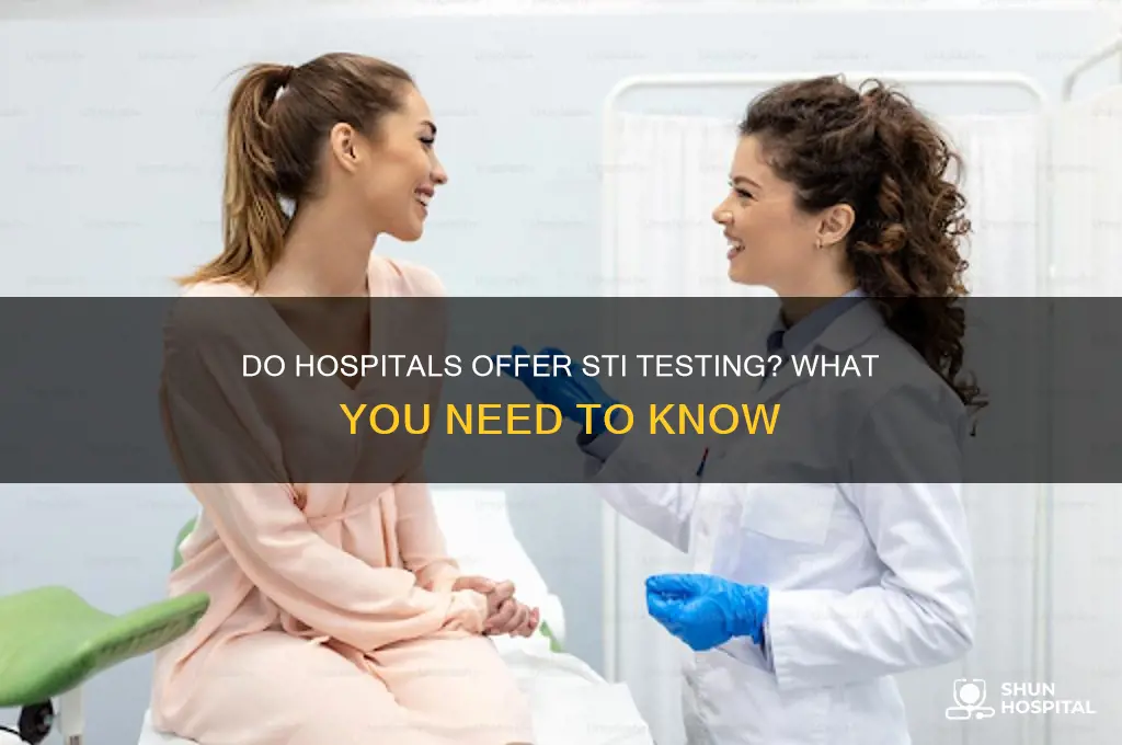 do hospitals do sti testing