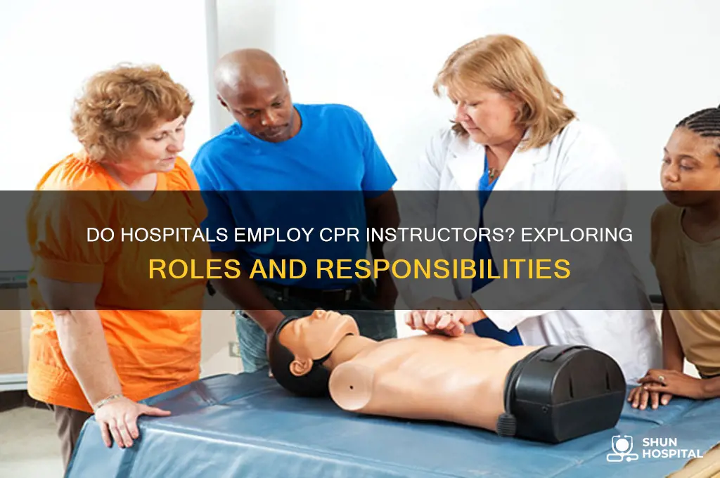 do hospitals employ cpr instructors