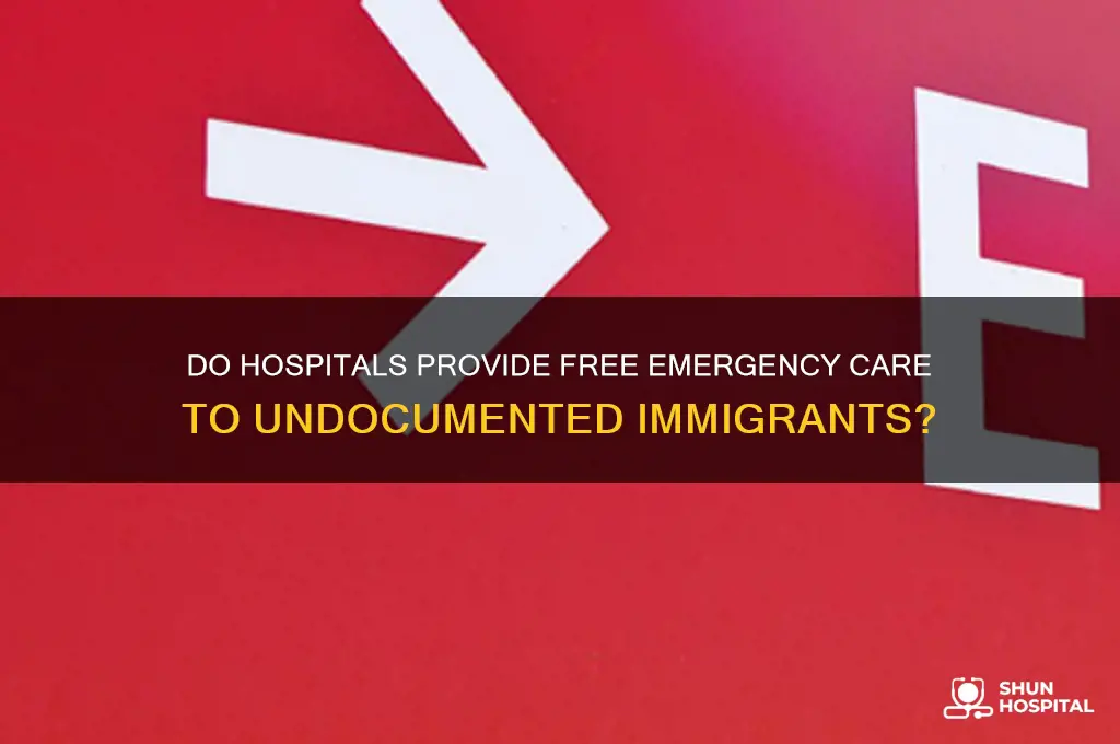 do hospitals ers have to treat illegals for free
