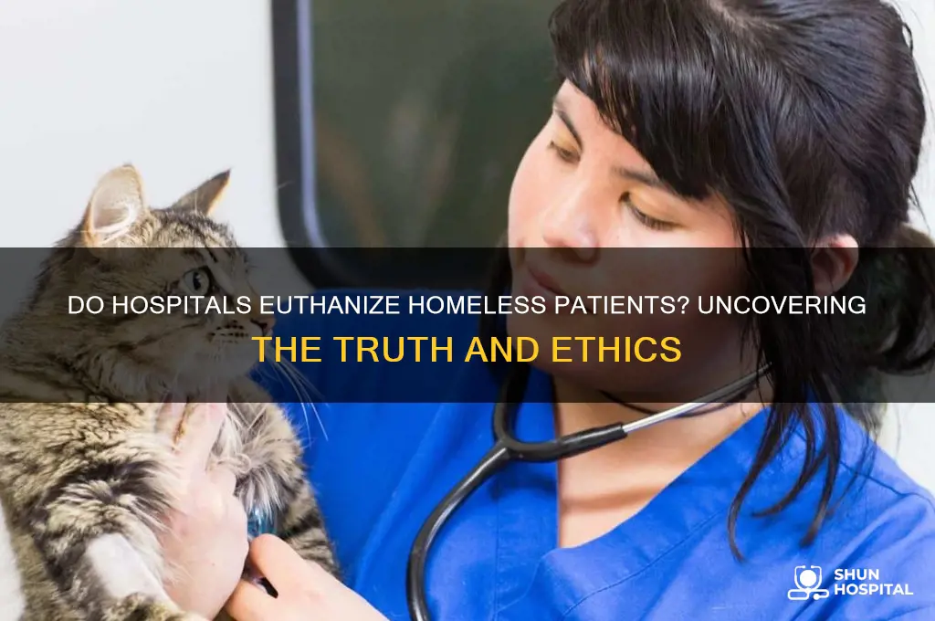 do hospitals euthanize homeless