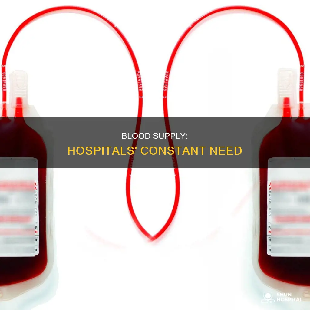 do hospitals ever run out of blood