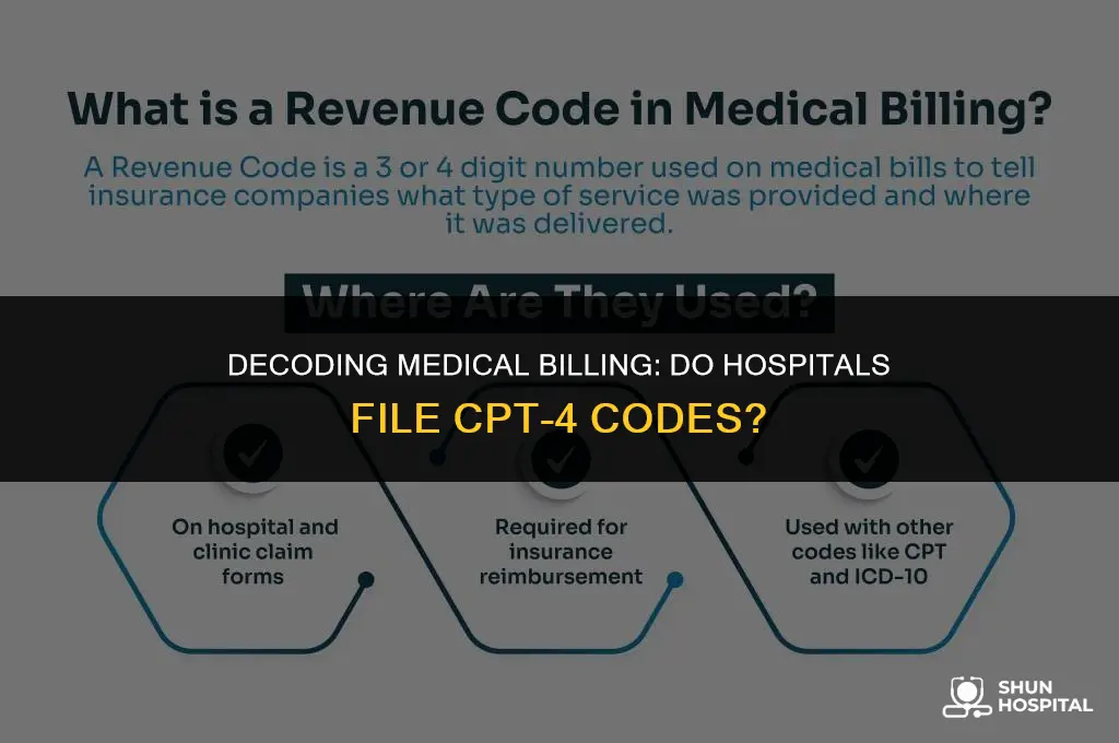 do hospitals file cpt-4 codes