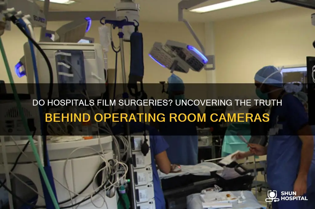 do hospitals flim operations