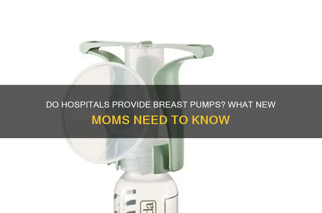 do hospitals give breast pumps