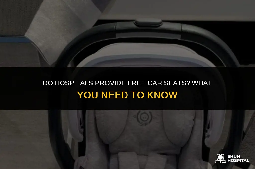 do hospitals give car seats free