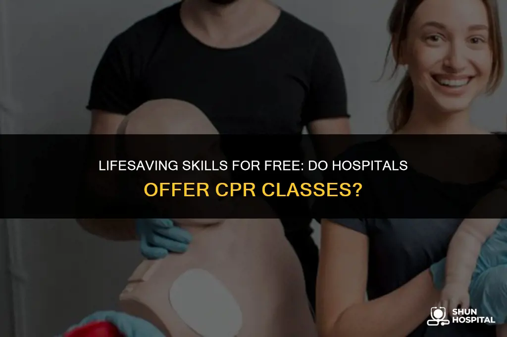 do hospitals give free cpr classes