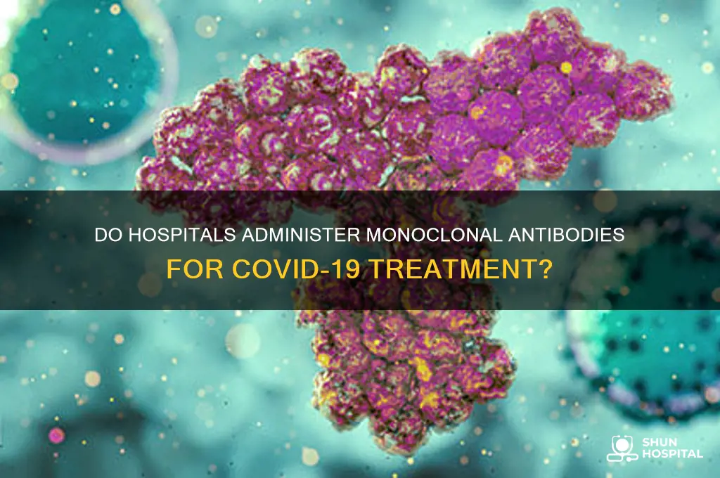 do hospitals give monoclonal antibodies