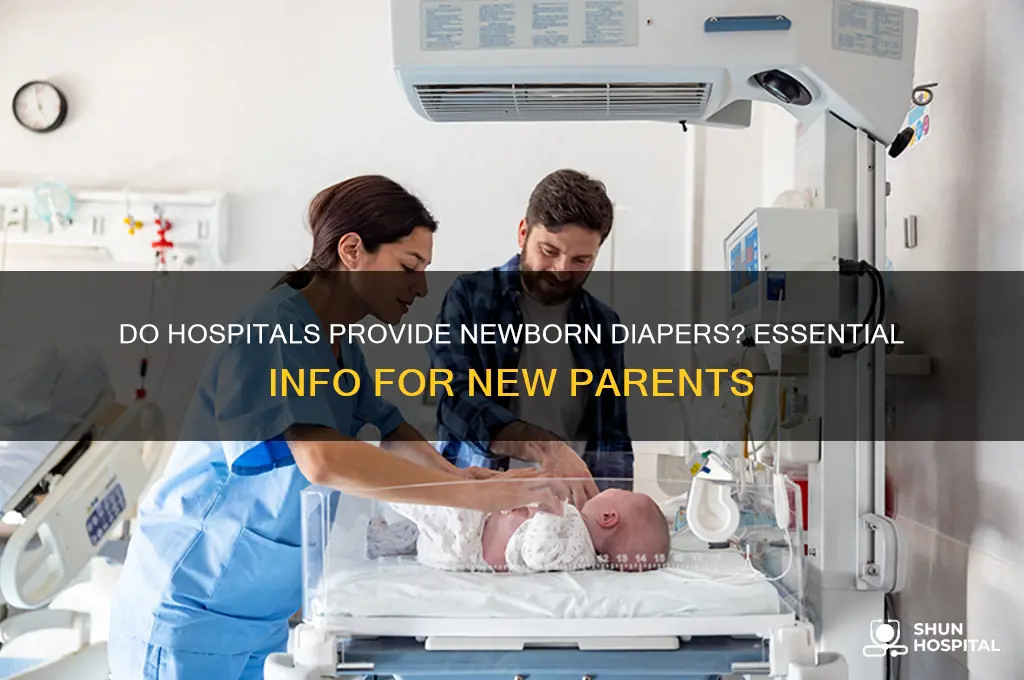 do hospitals give newborn diapers