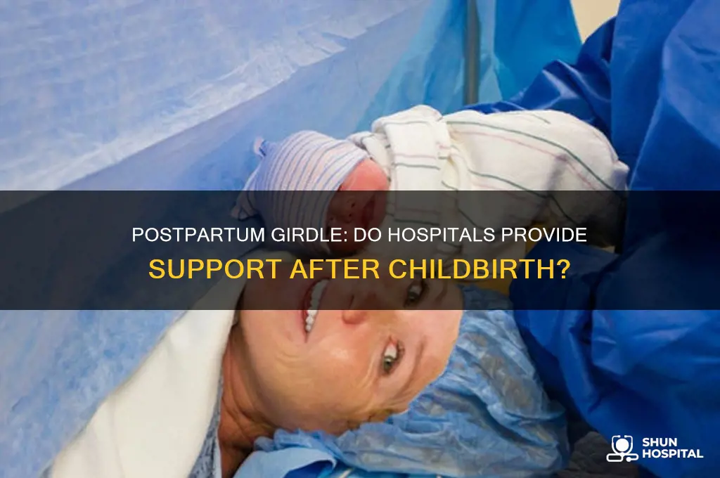 do hospitals give postpartum girdle