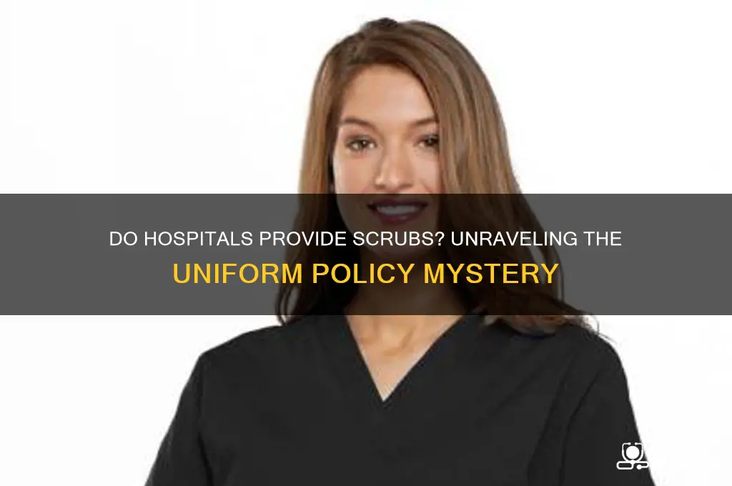 do hospitals give you scrubs
