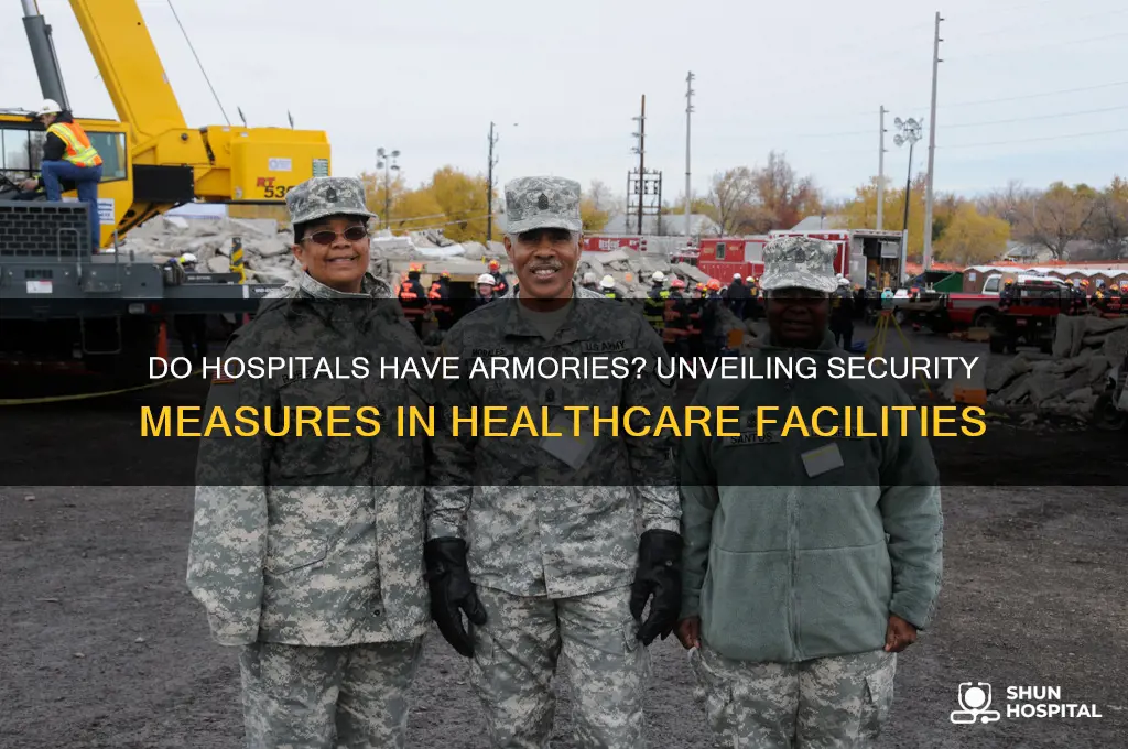 do hospitals havd armories