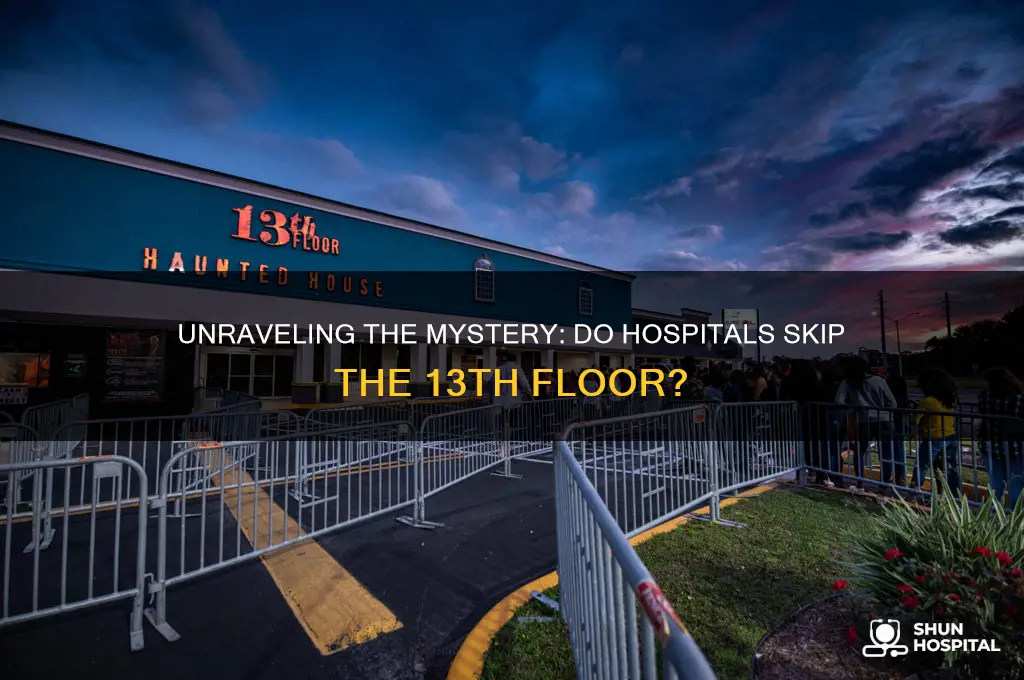 do hospitals have 13th floors
