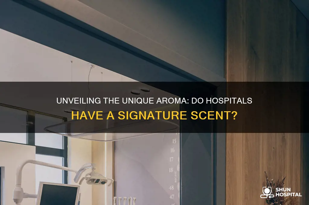 do hospitals have a scent