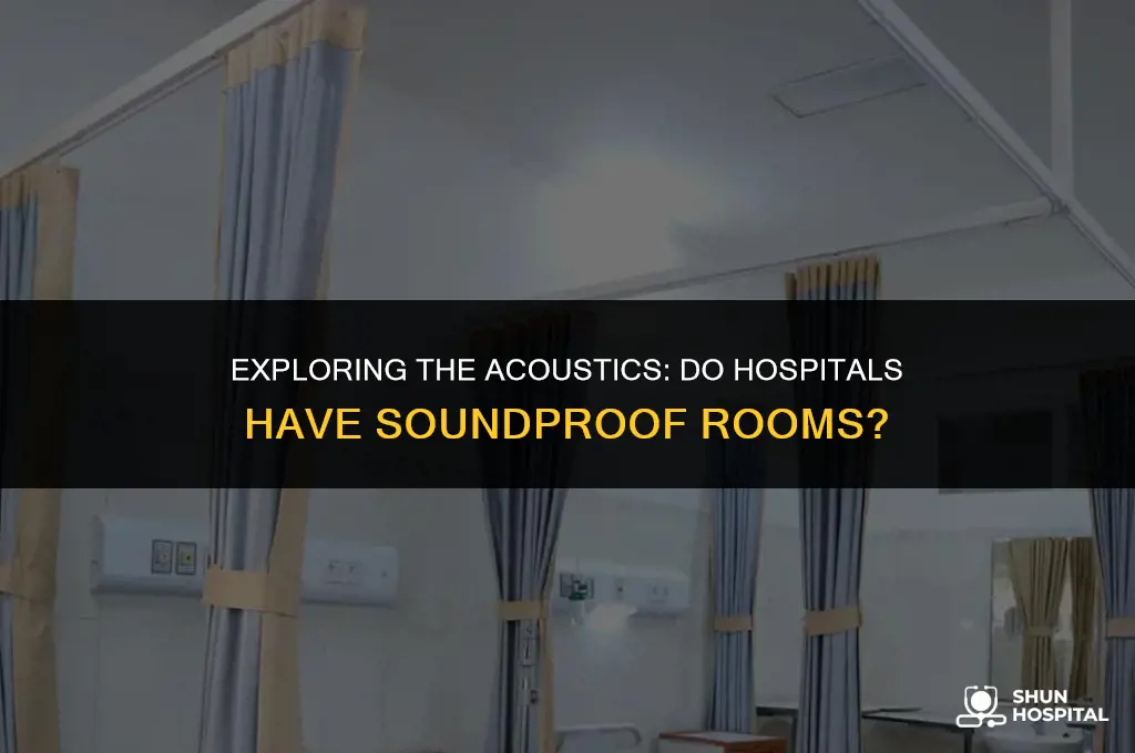 do hospitals have a soundproof room