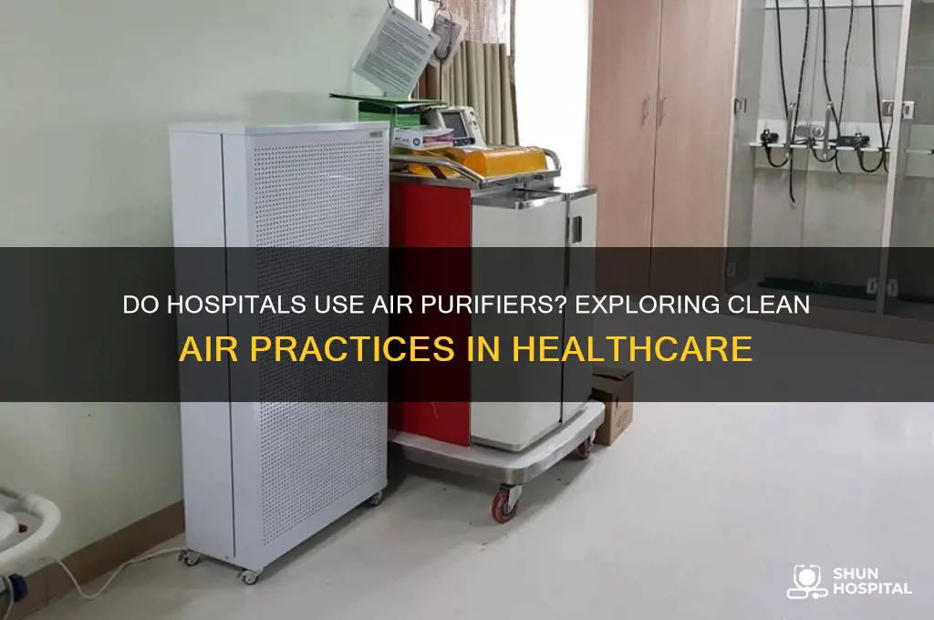do hospitals have air purifiers