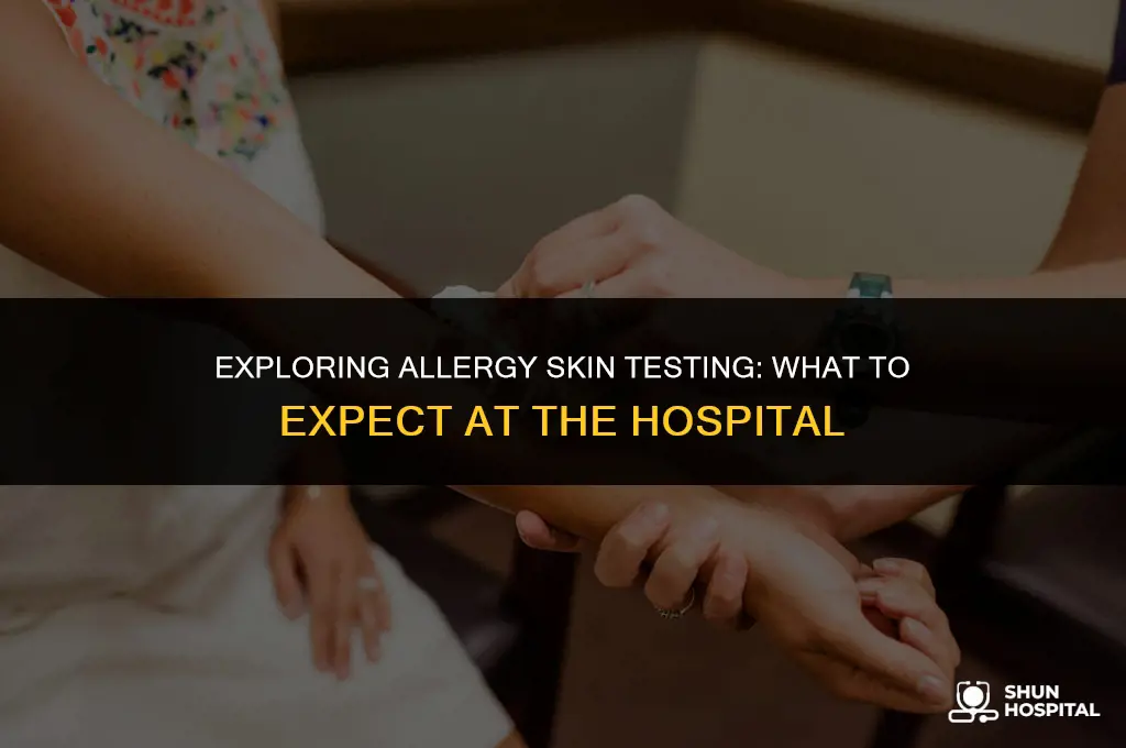 do hospitals have allergy skin test