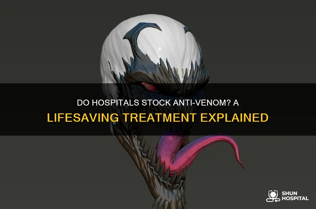 do hospitals have anti venom