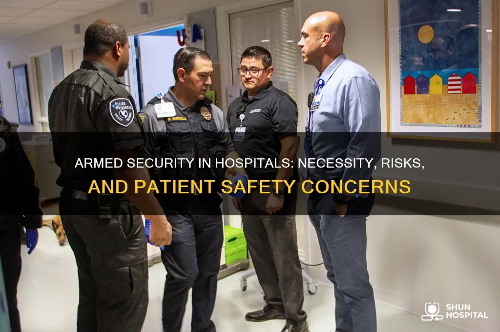 do hospitals have armed security