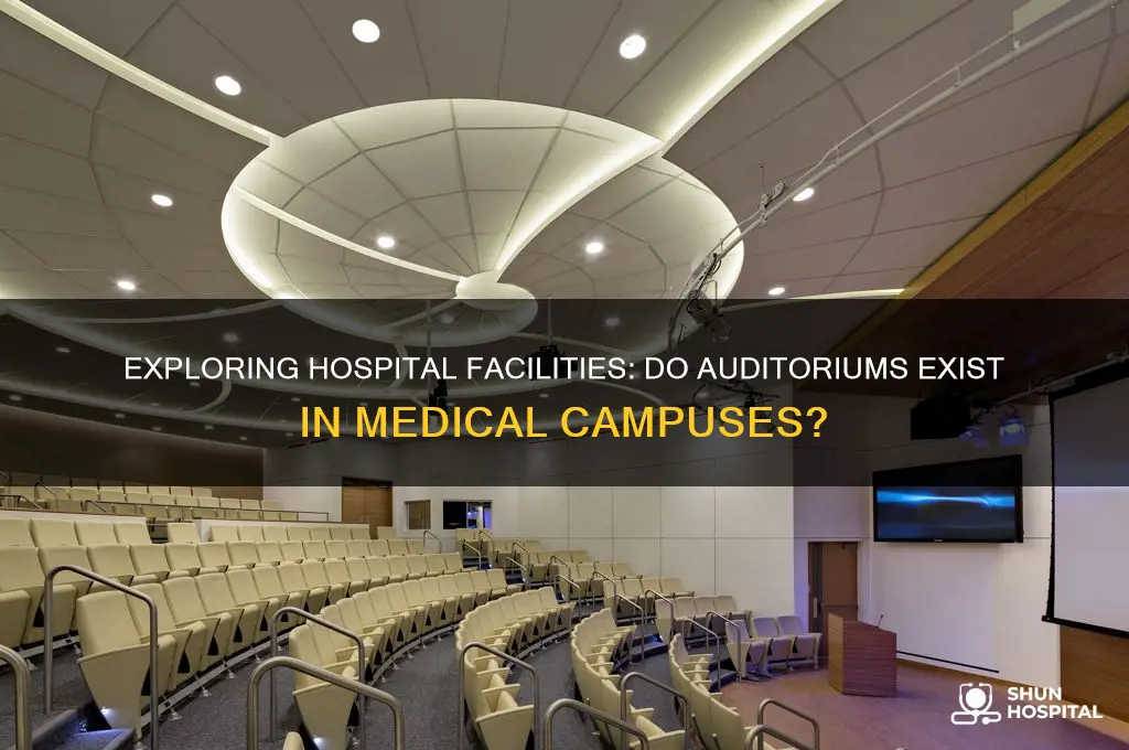 do hospitals have auditoriums