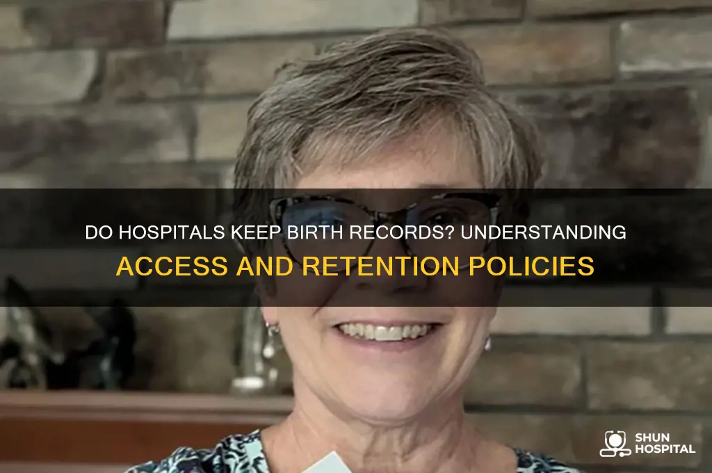 do hospitals have birth records