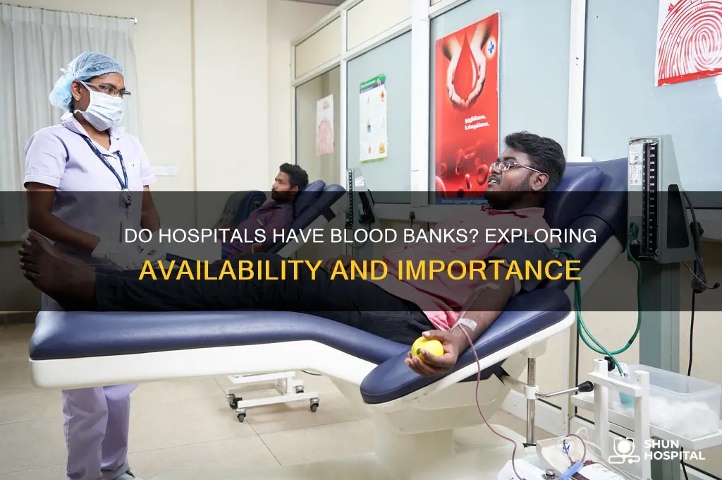 do hospitals have blood banks