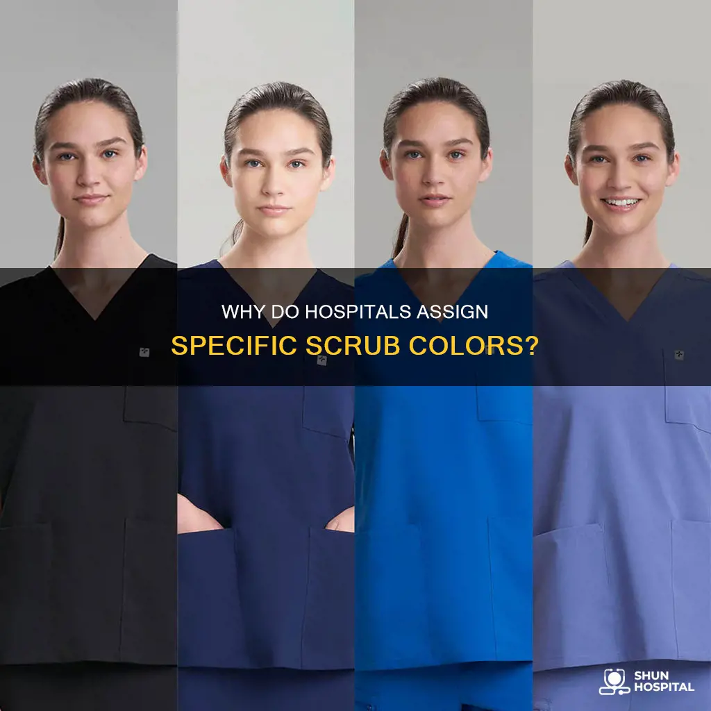 do hospitals have certain color of scrubs
