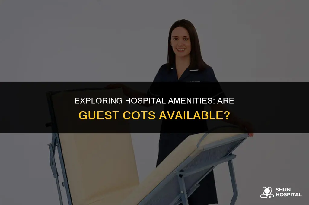 do hospitals have cots for guests