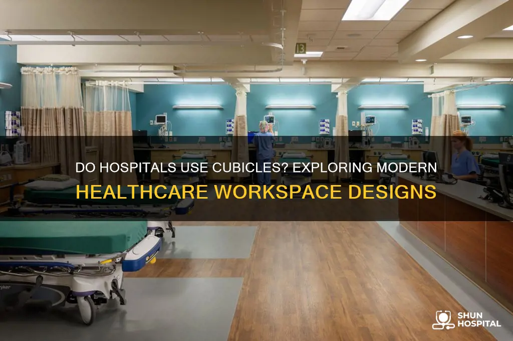 do hospitals have cubicles