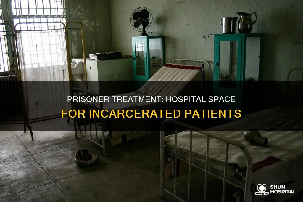 do hospitals have dedicated space for prisoners
