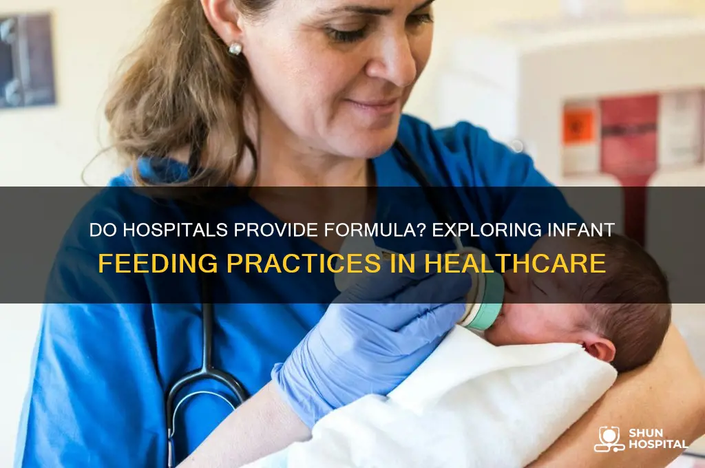 do hospitals have formula