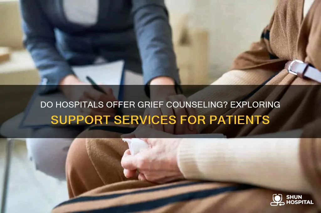 do hospitals have grief counselors