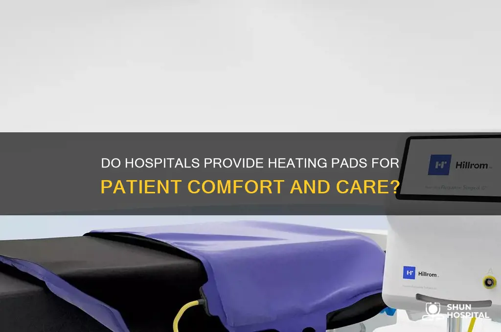 do hospitals have heating pads