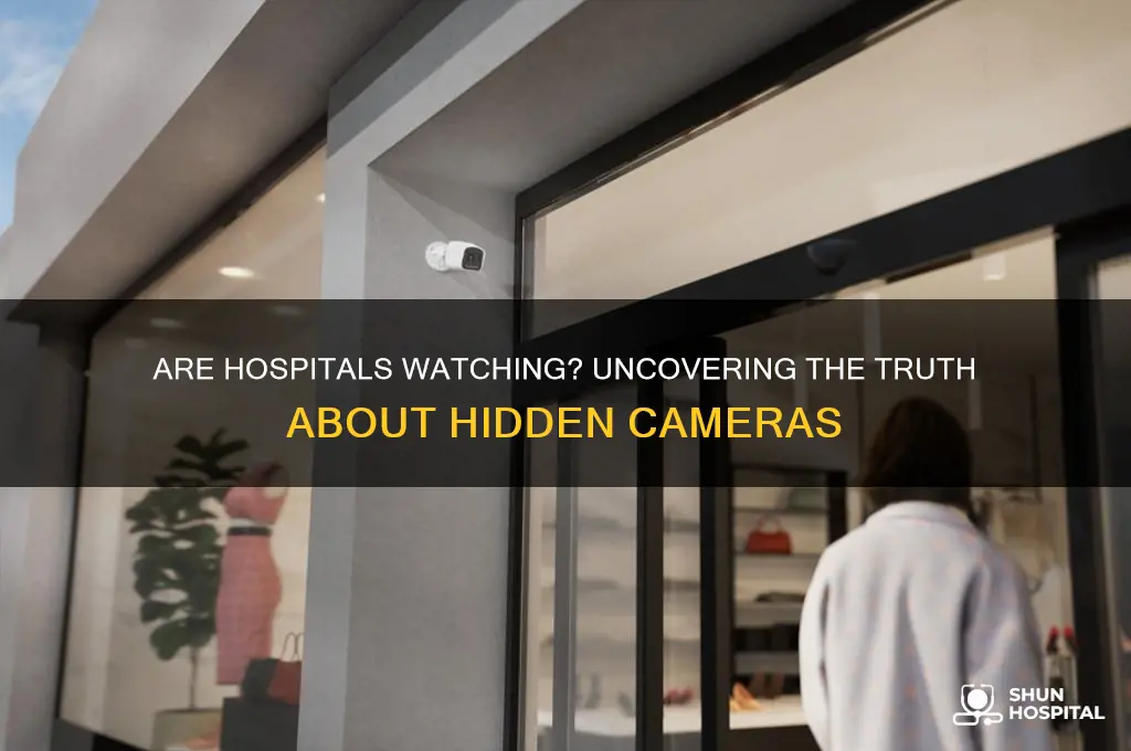 do hospitals have hidden cameras