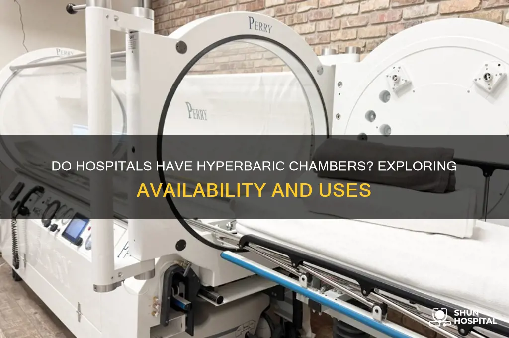 do hospitals have hyperbaric chambers
